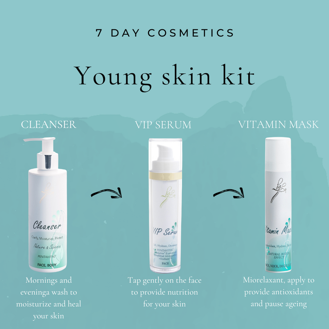 Young Skin Kit for face / Young Skin komplekts sejai / Young Skin комплект для лица